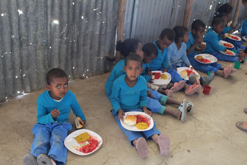 School Feeding Programme - Hana Primary School near Addis Ababa, Ethiopia